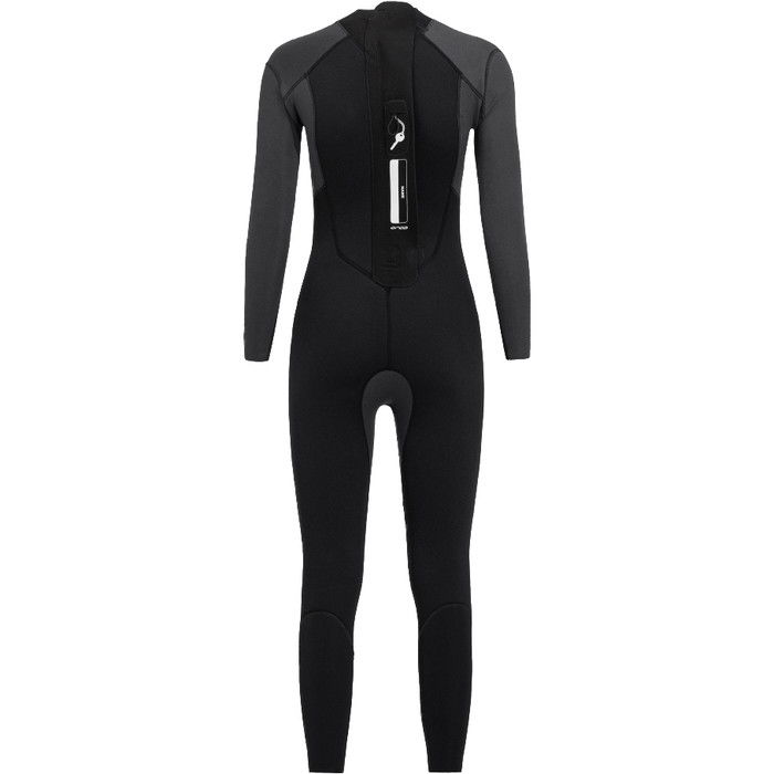 2024 Orca Womens Vitalis Breast Stroke Back Zip Open Water Swim Wetsuit NN6B4801 - Black